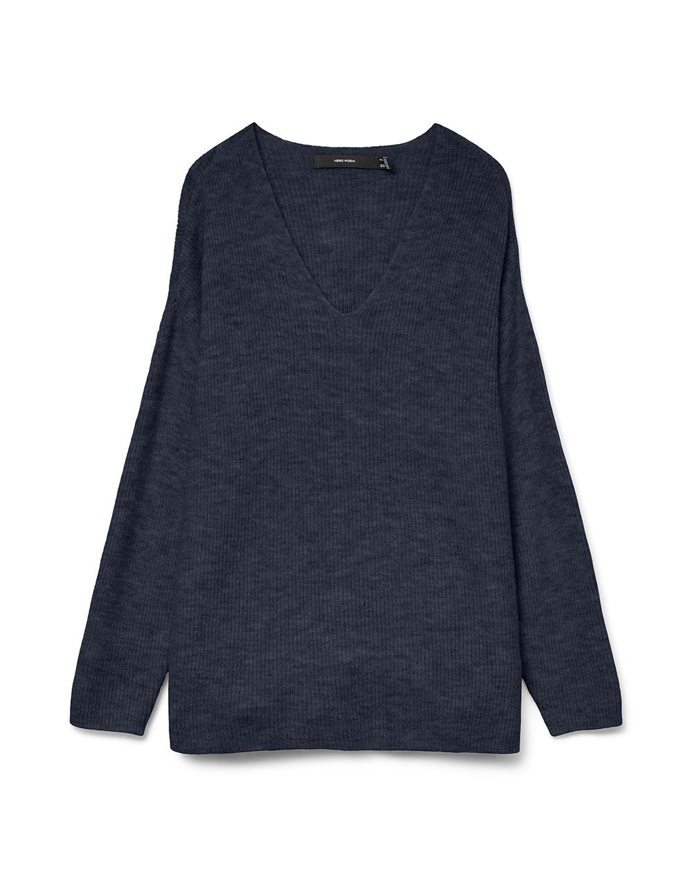 VERO MODA VMCREWLEFILE LS V-NECK BLOUSE NOOS
