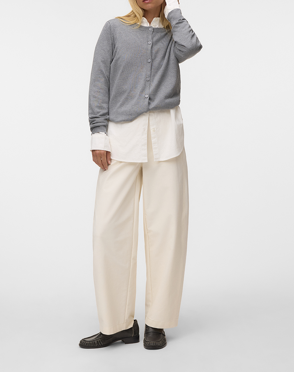 VERO MODA VMSILJE LS O-NECK CARDIGAN NOOS