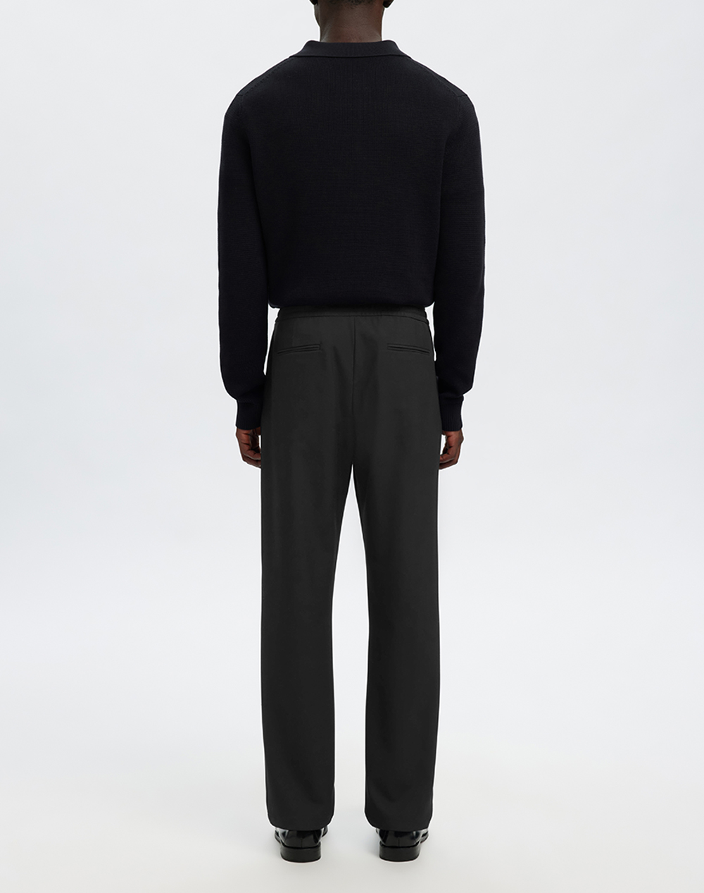 SELECTED SLM196-STRAIGHT ROBERT STRING PANT NOOS