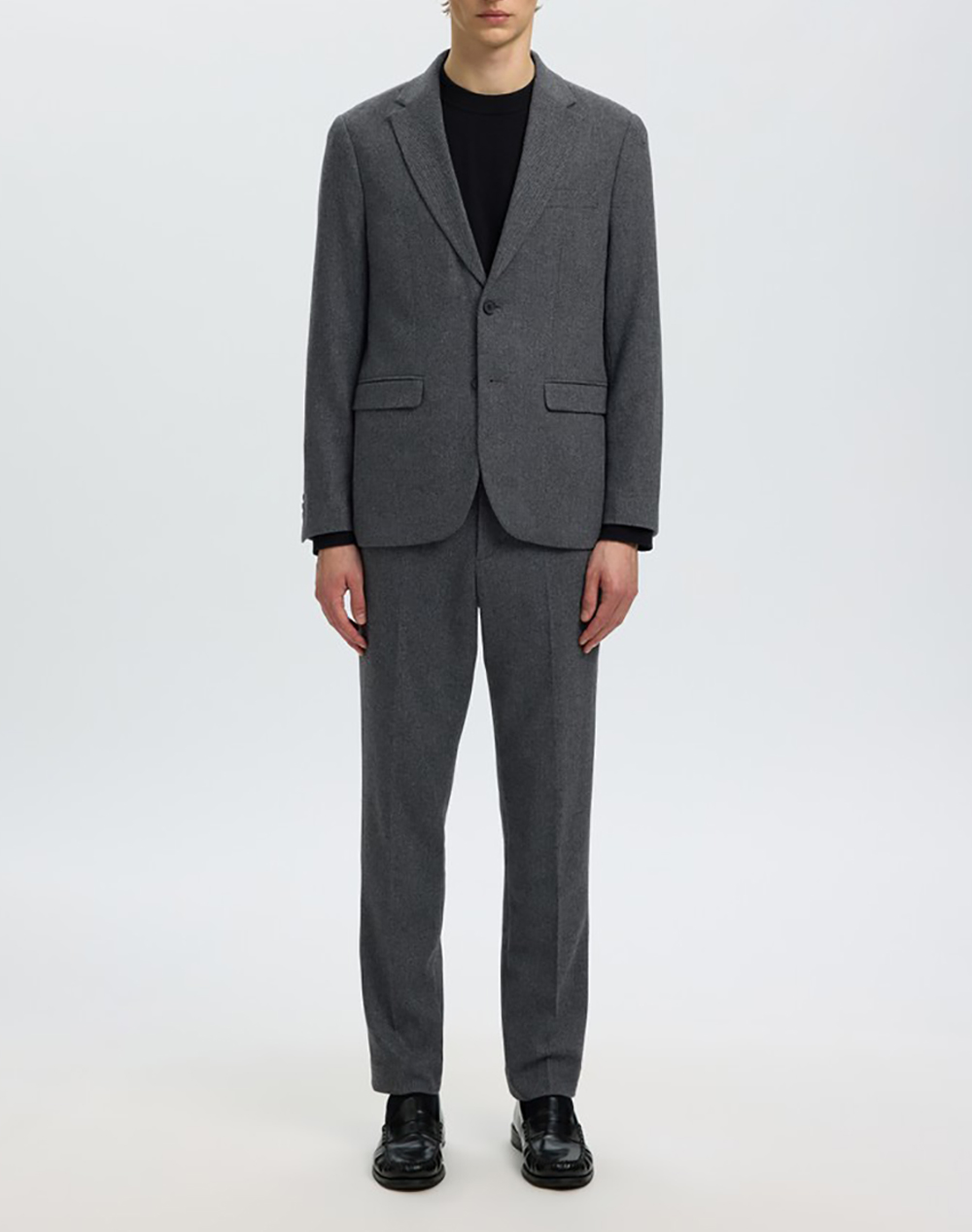 SELECTED SLMSLIM-REED WOOL BLZ NOOS