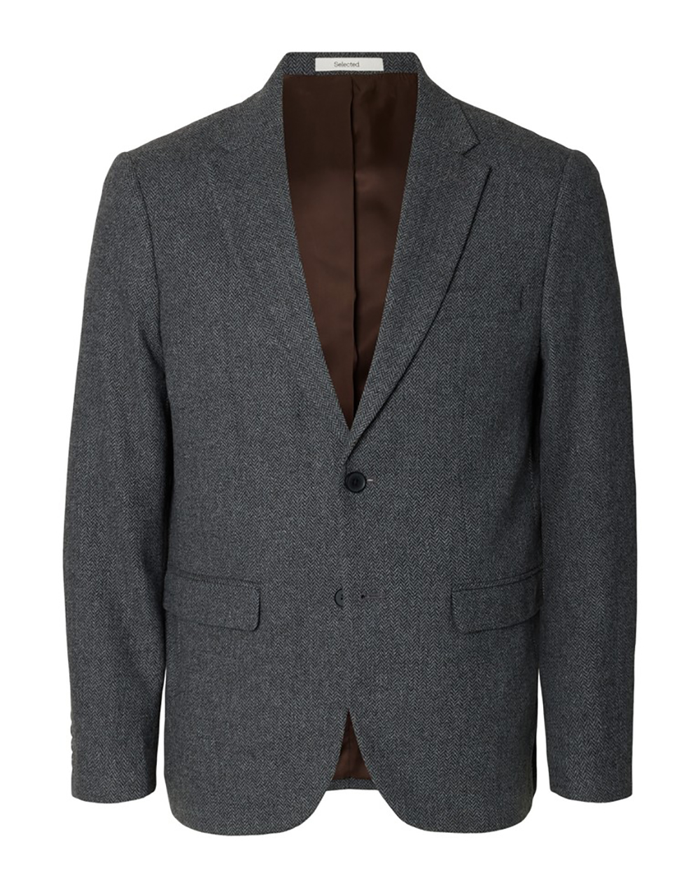 SELECTED SLMSLIM-REED WOOL BLZ NOOS