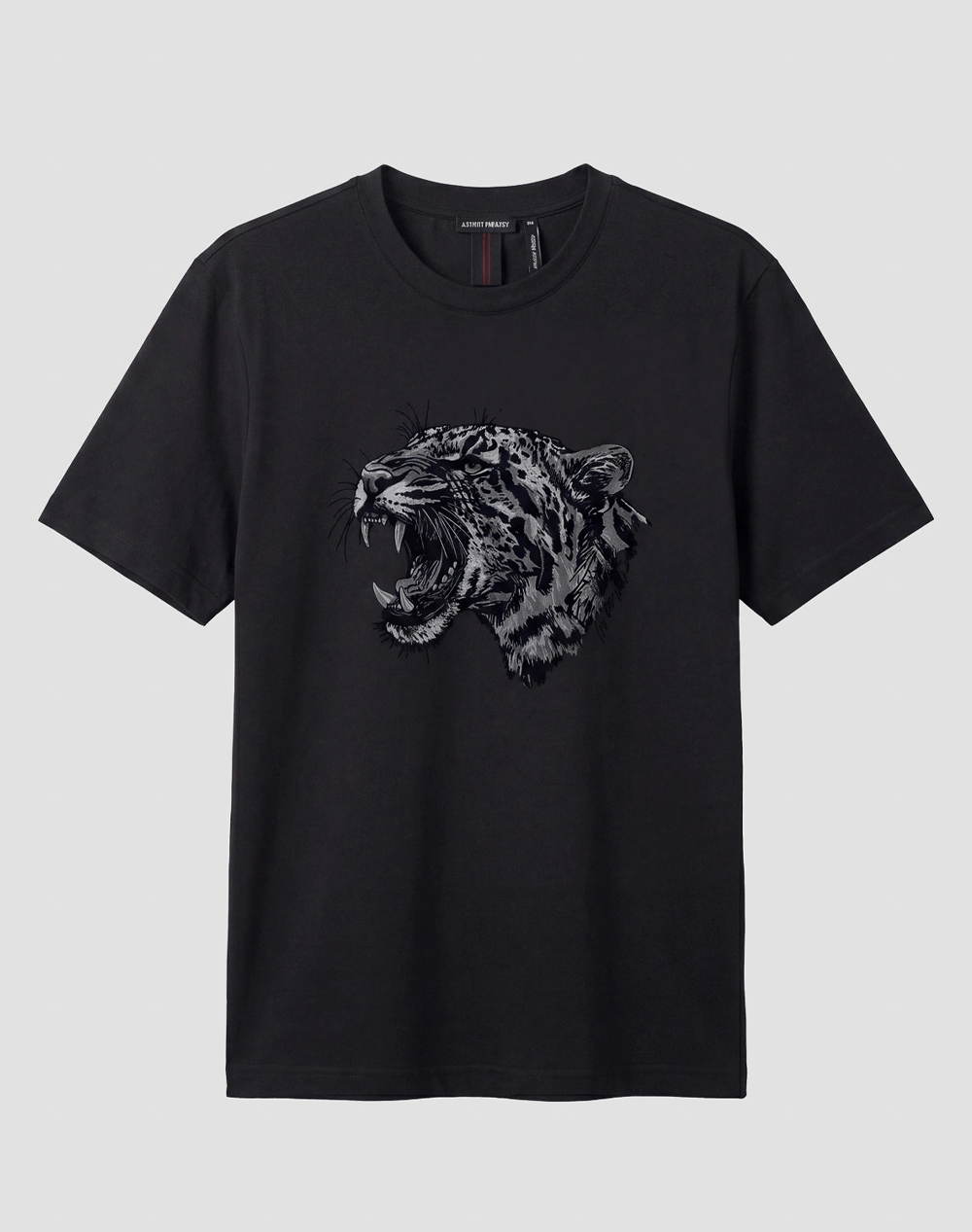 ANTONY MORATO MMKS02692FA100240 T-SHIRT REGULAR FIT IN JERSEY COTTON FABRIC WITH MATT PLASTIC AND FLOCK PRINT БЛУЗА ЗА МЪЖЕ