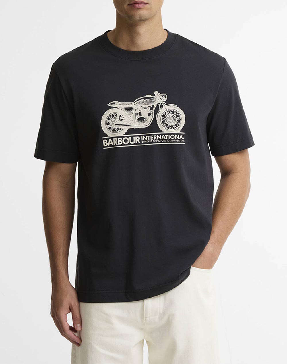 BARBOUR INTERNATIONAL БЛУЗА T-SHIRT КЪСИ РЪКАВИ