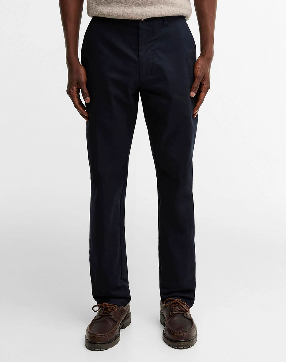 BARBOUR BARBOUR SUEDED SATEEN TAILORED FIT TROUSER