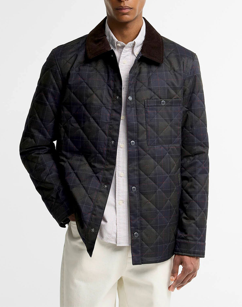 BARBOUR BARBOUR TARTAN SHIRT QUILTED JACKET
