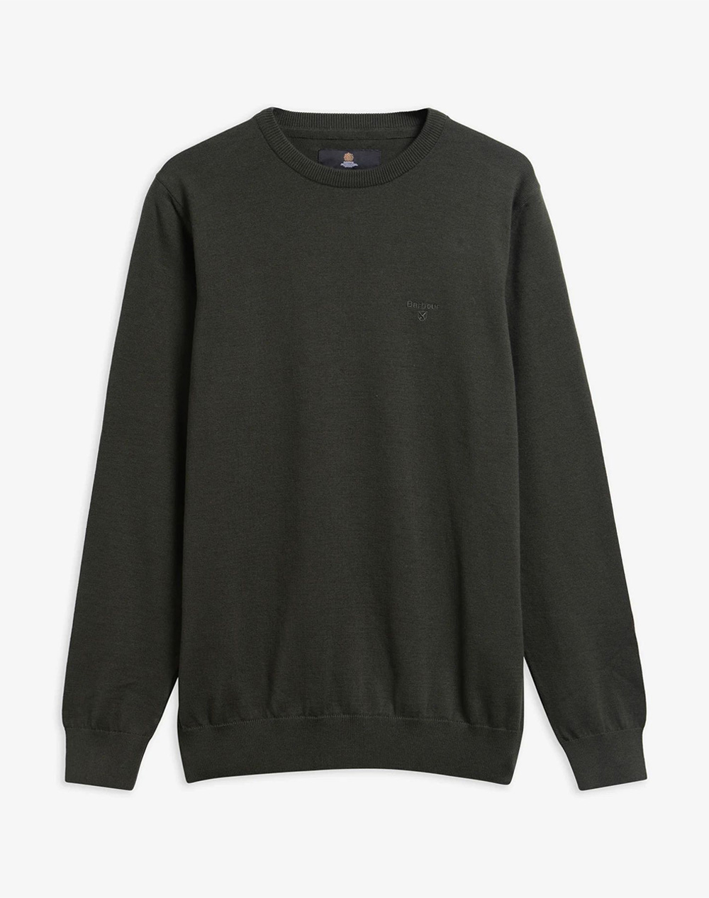 BARBOUR BARBOUR PIMA COTTON CREW NECK SWEATER