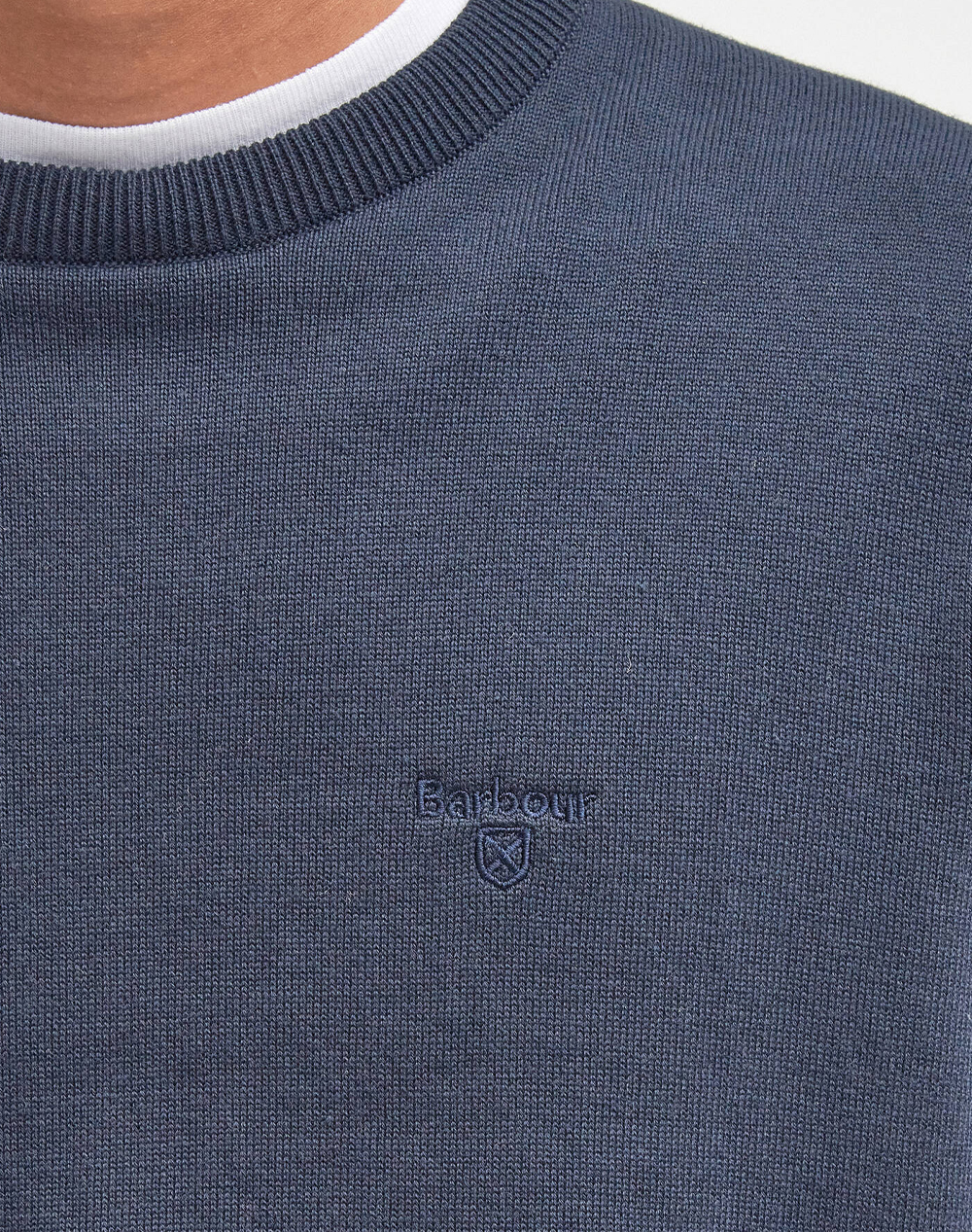 BARBOUR BARBOUR PIMA COTTON CREW NECK SWEATER