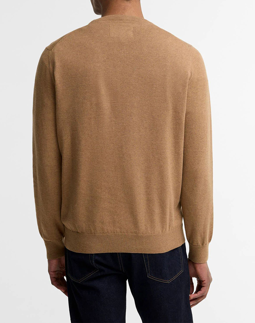 BARBOUR BARBOUR PIMA COTTON CREW NECK SWEATER