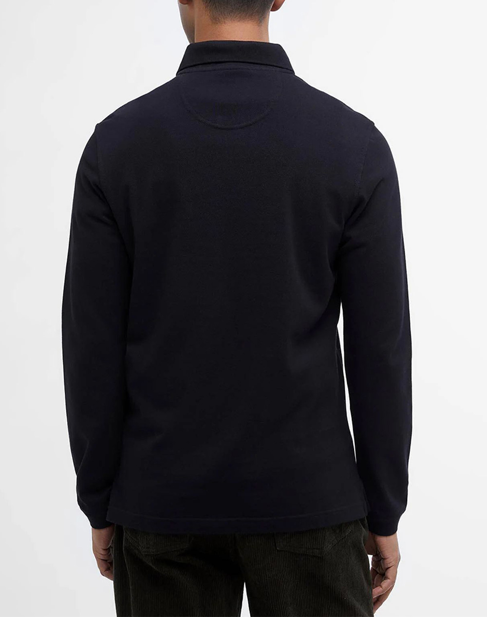 BARBOUR BARBOUR ESSENTIAL L/S TARTAN PIQUE POLO SHIRT