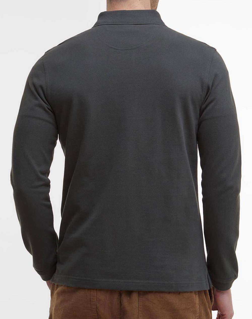 BARBOUR BARBOUR ESSENTIAL L/S TARTAN PIQUE POLO SHIRT