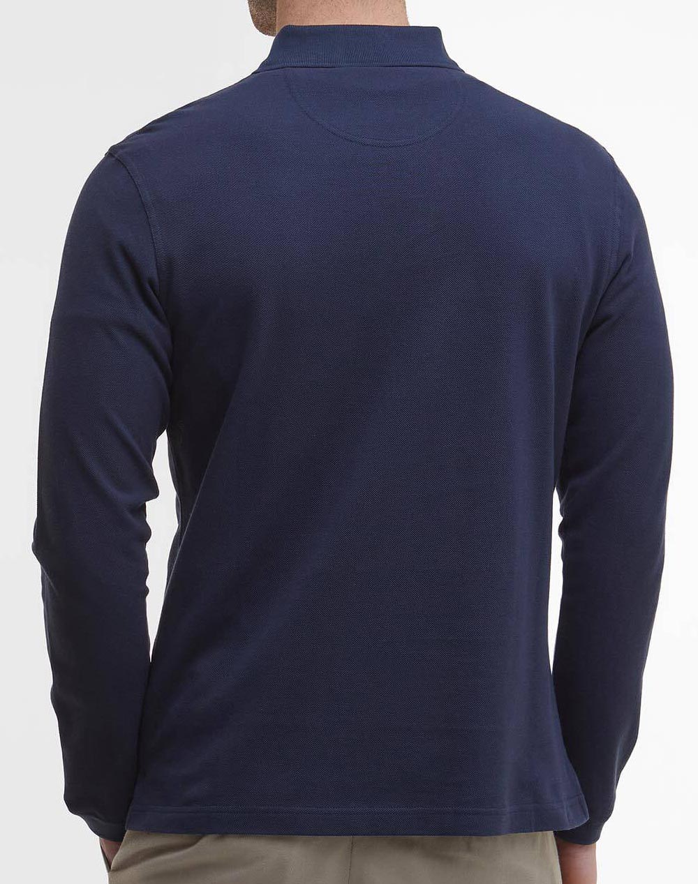 BARBOUR BARBOUR ESSENTIAL L/S TARTAN PIQUE POLO SHIRT