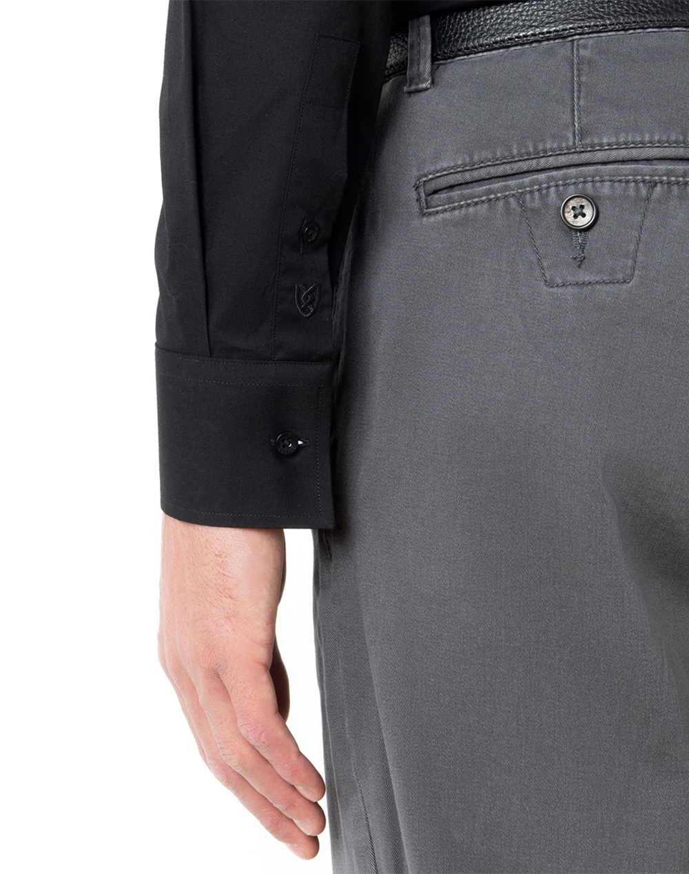 THE BOSTONIANS РИЗА ОТ ПОПЛИН CUSTOM FIT Plain POPLIN Classic Custom Fit