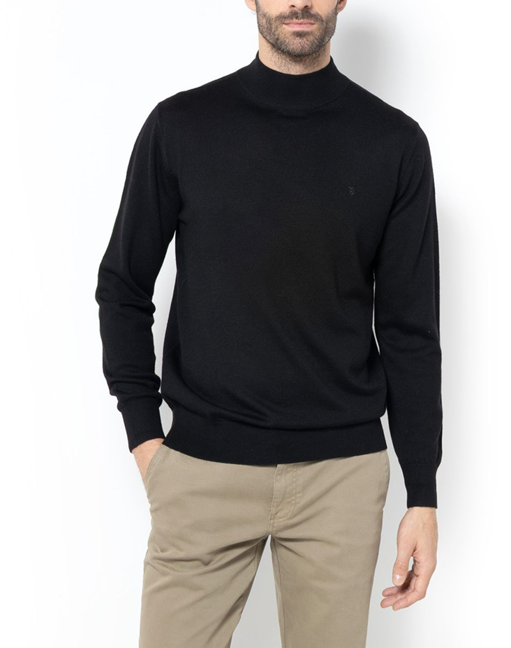 THE BOSTONIANS ПЛЕТИВО MERINO ПОЛО ЯКА REGULAR FIT