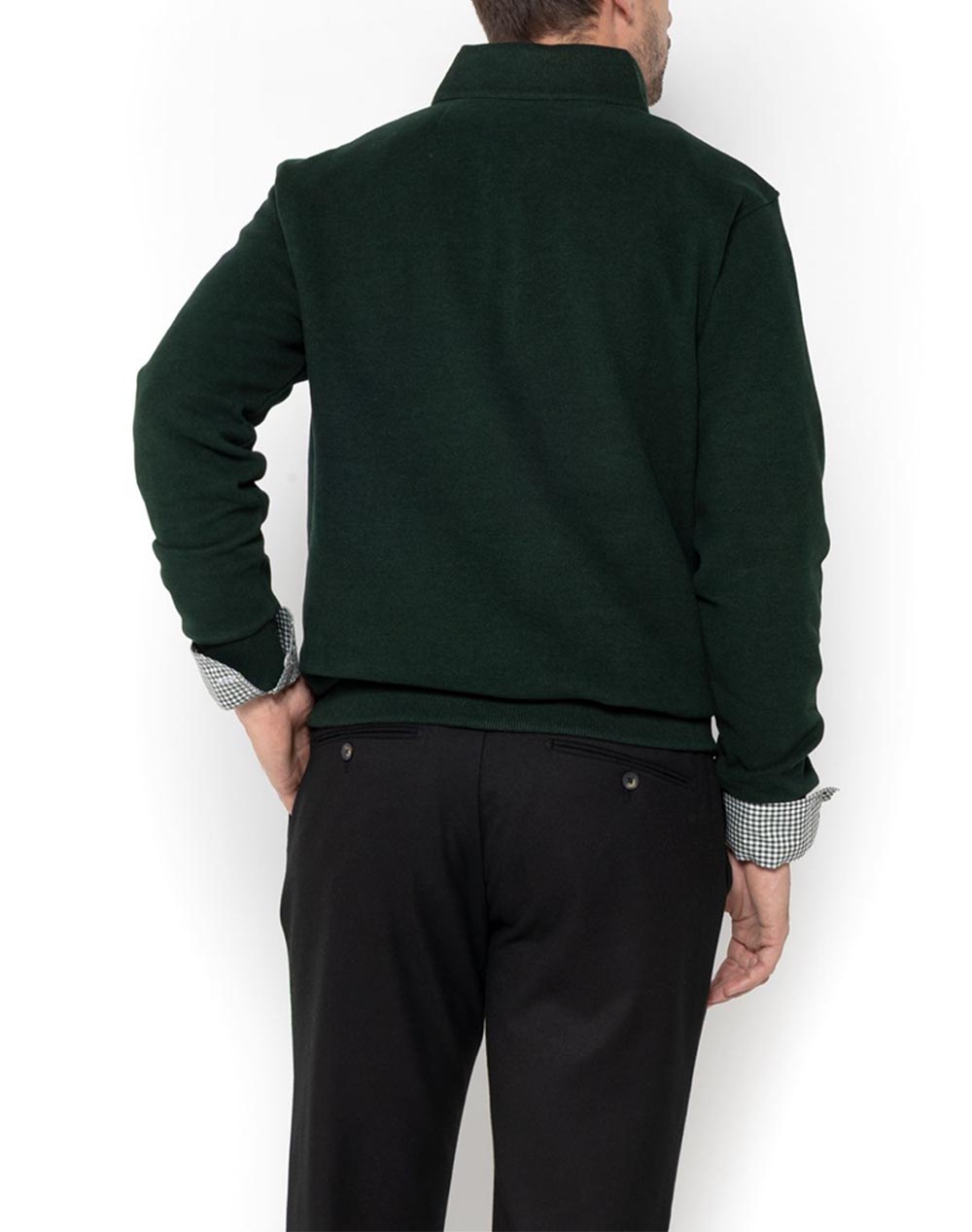THE BOSTONIANS ПАМУЧЕН СУИТШЪР HALF ZIP REGULAR FIT