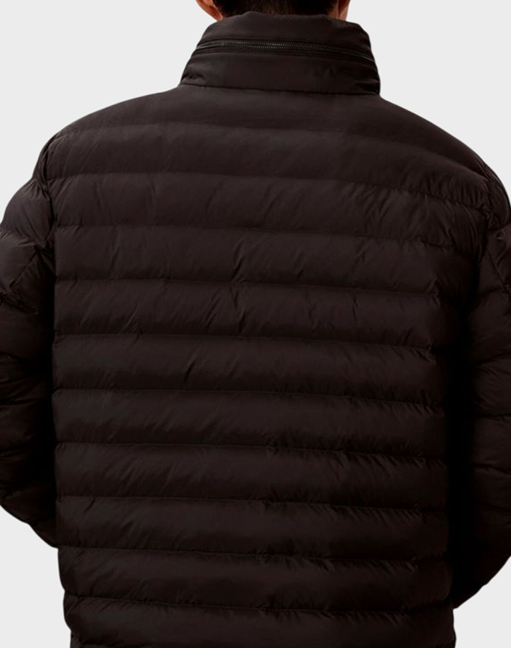 CALVIN KLEIN JEANS LS NYLN MD WT HDD F