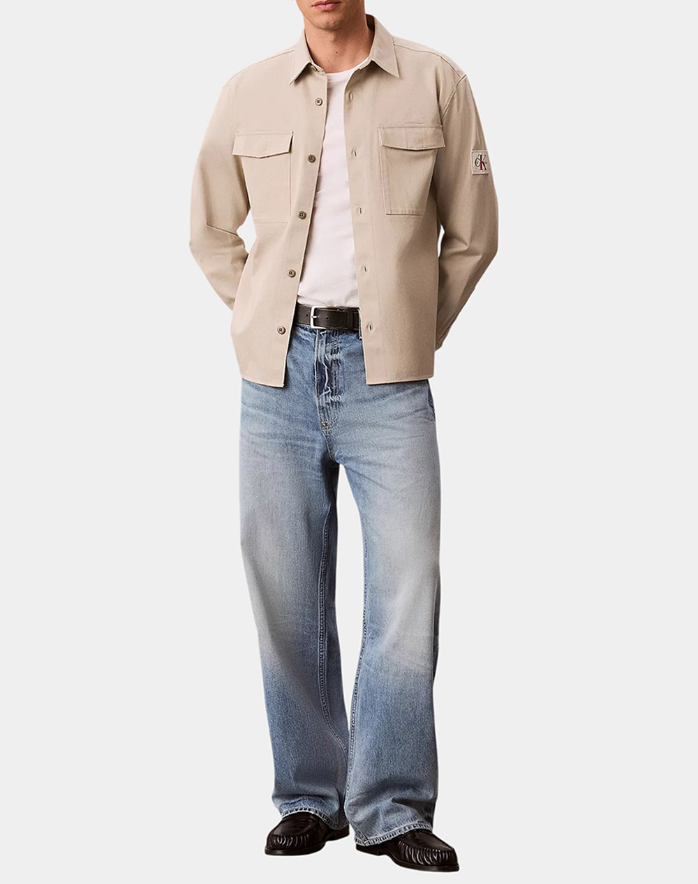 CALVIN KLEIN JEANS LS UTILITY CHINO RELAXED OVERSHI