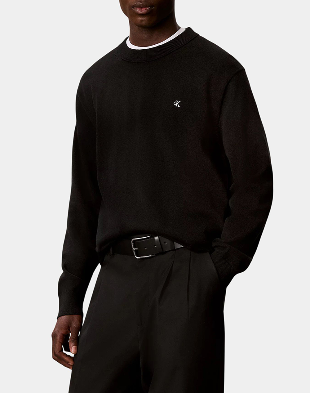CALVIN KLEIN JEANS LS EU CLSC CTTN CRWNK SWTR 12GG