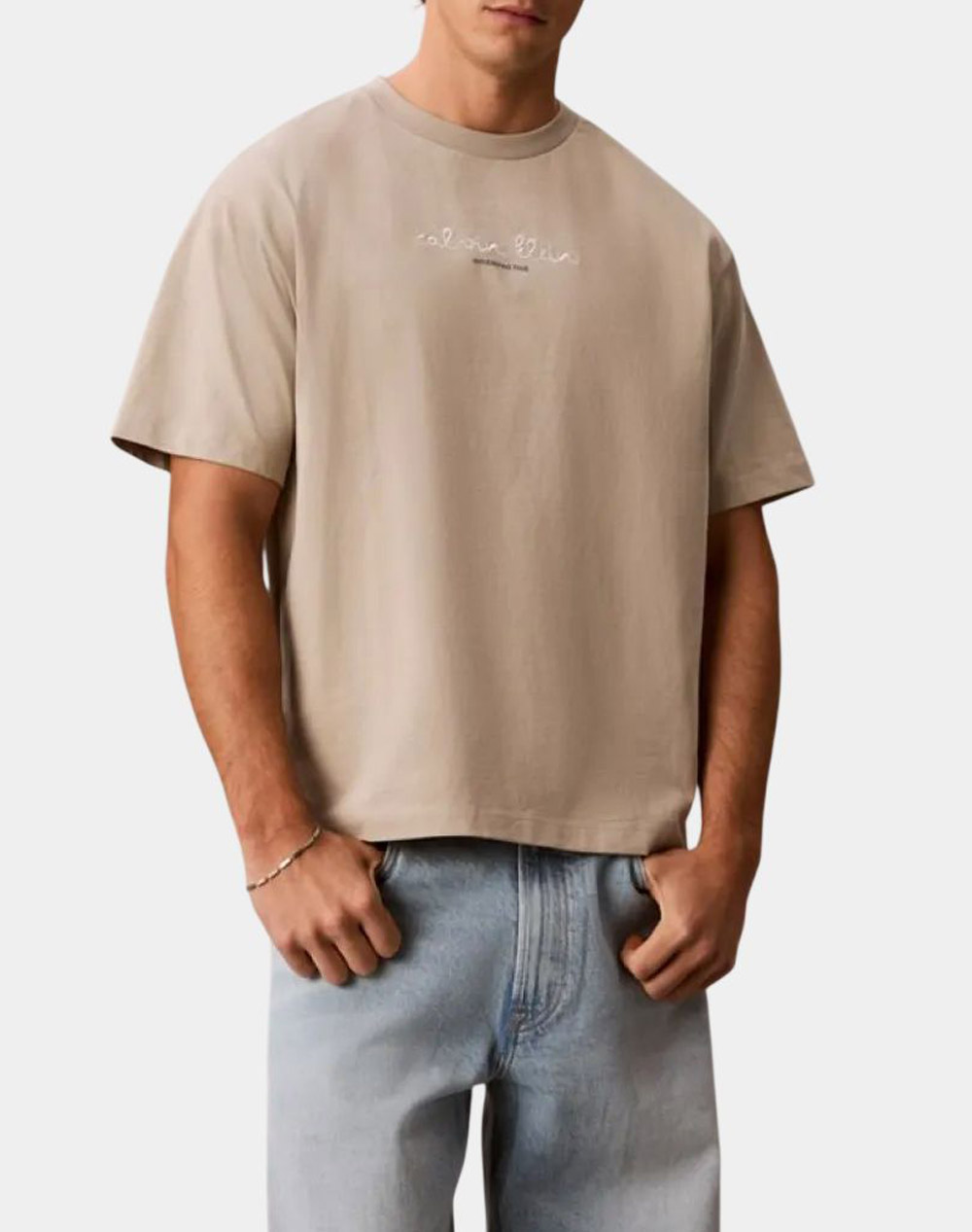 CALVIN KLEIN JEANS SS 16s CK TRVL LINES GRAPHIC TEE
