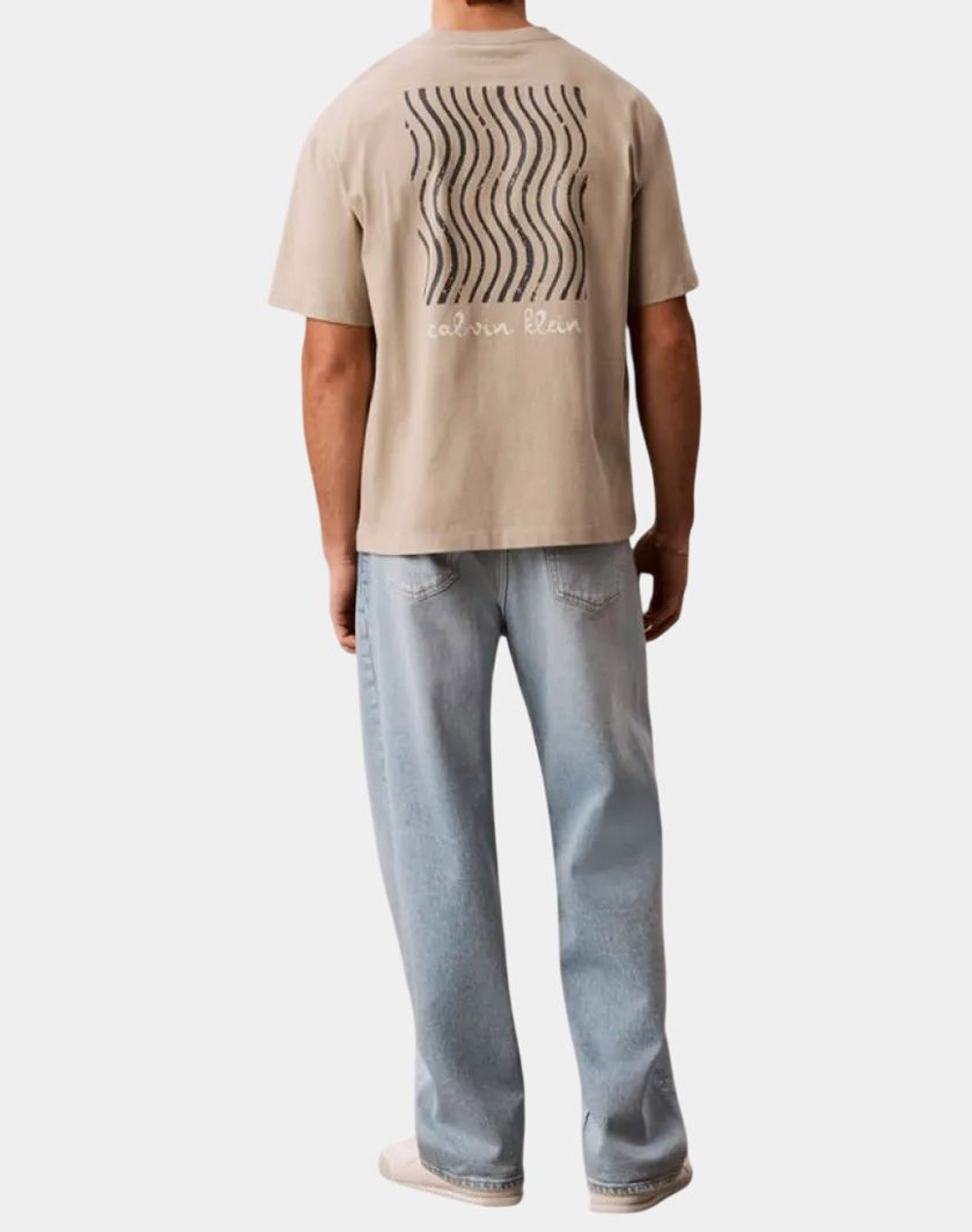 CALVIN KLEIN JEANS SS 16s CK TRVL LINES GRAPHIC TEE