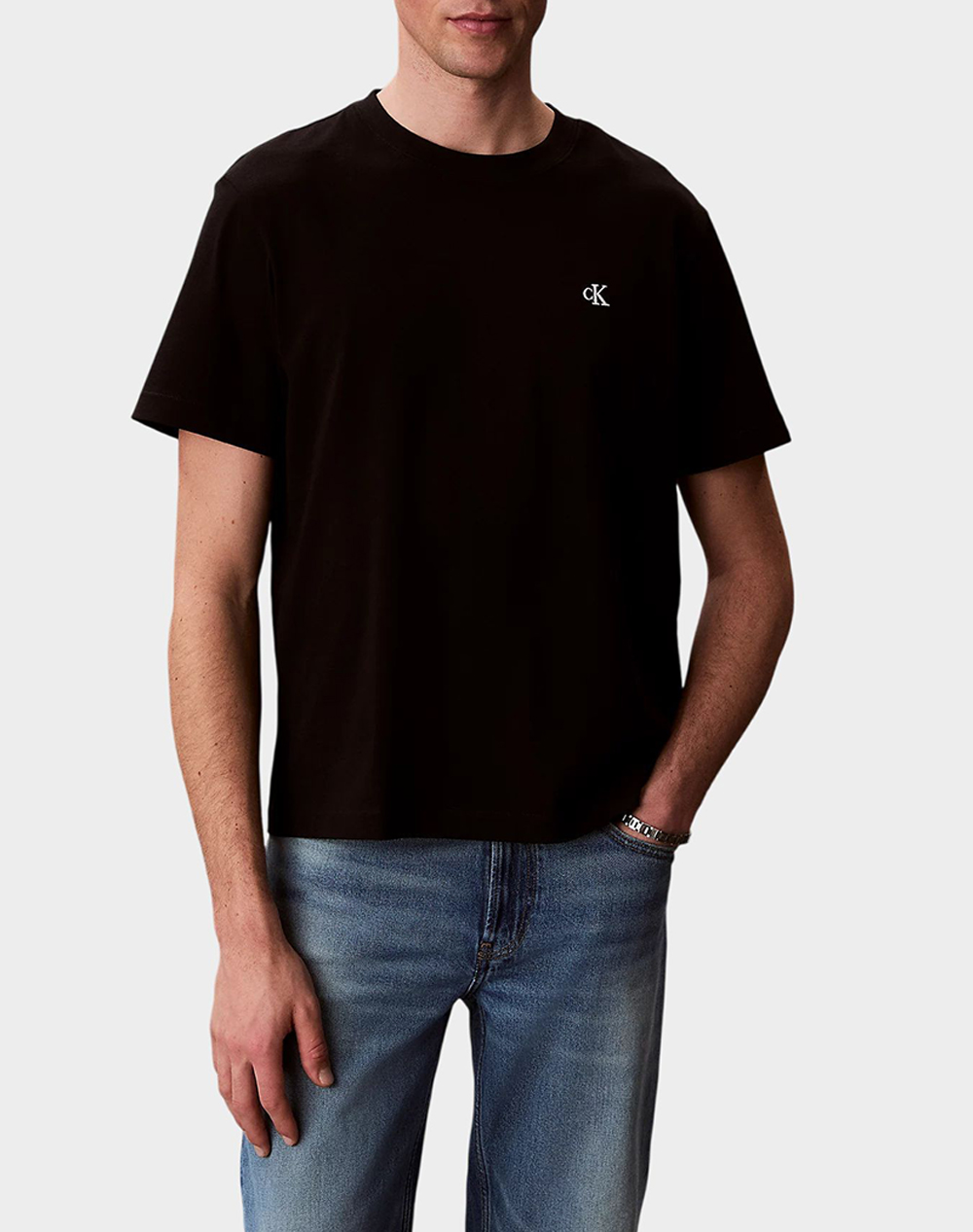 CALVIN KLEIN JEANS SS MONOGRAM 20S EASY TEE