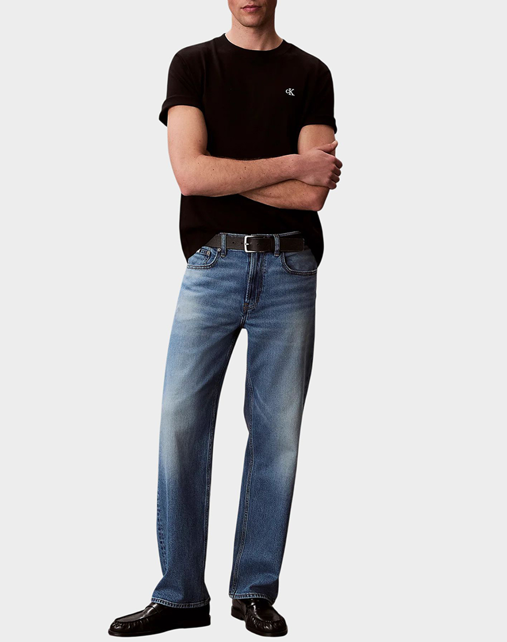 CALVIN KLEIN JEANS SS MONOGRAM 20S EASY TEE