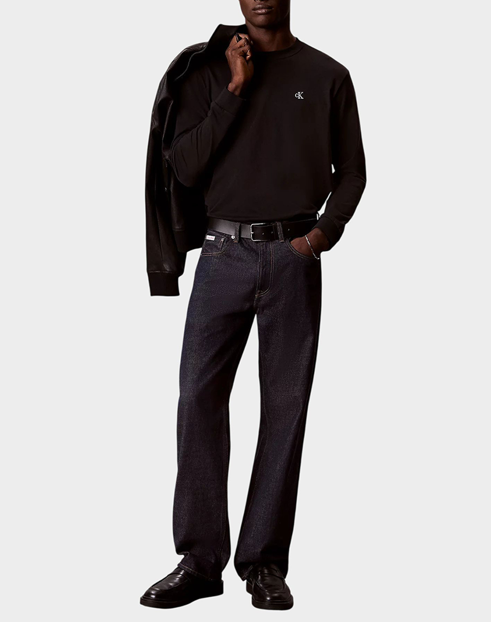 CALVIN KLEIN JEANS LS EASY MONOGRAM TEE