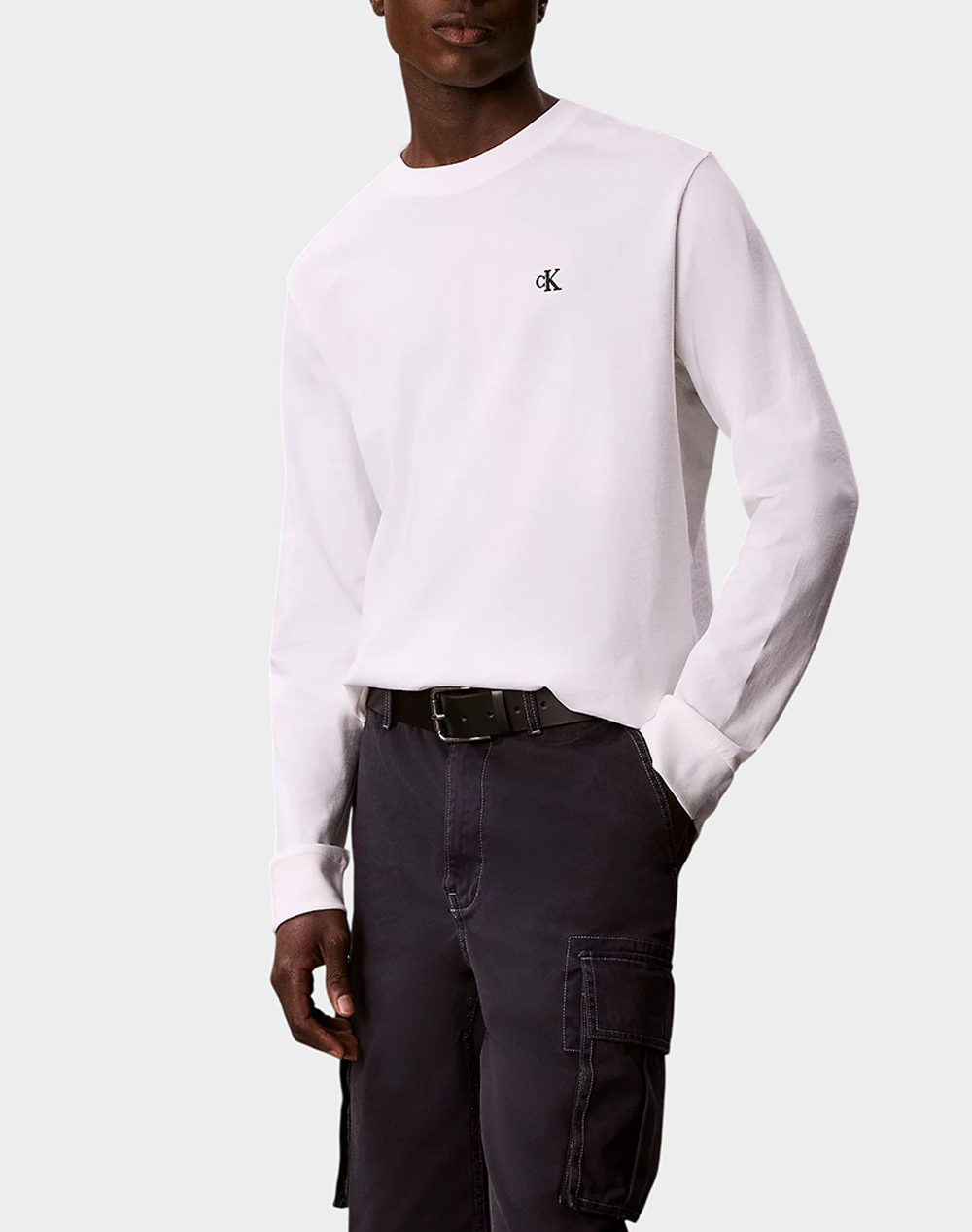 CALVIN KLEIN JEANS LS EASY MONOGRAM TEE