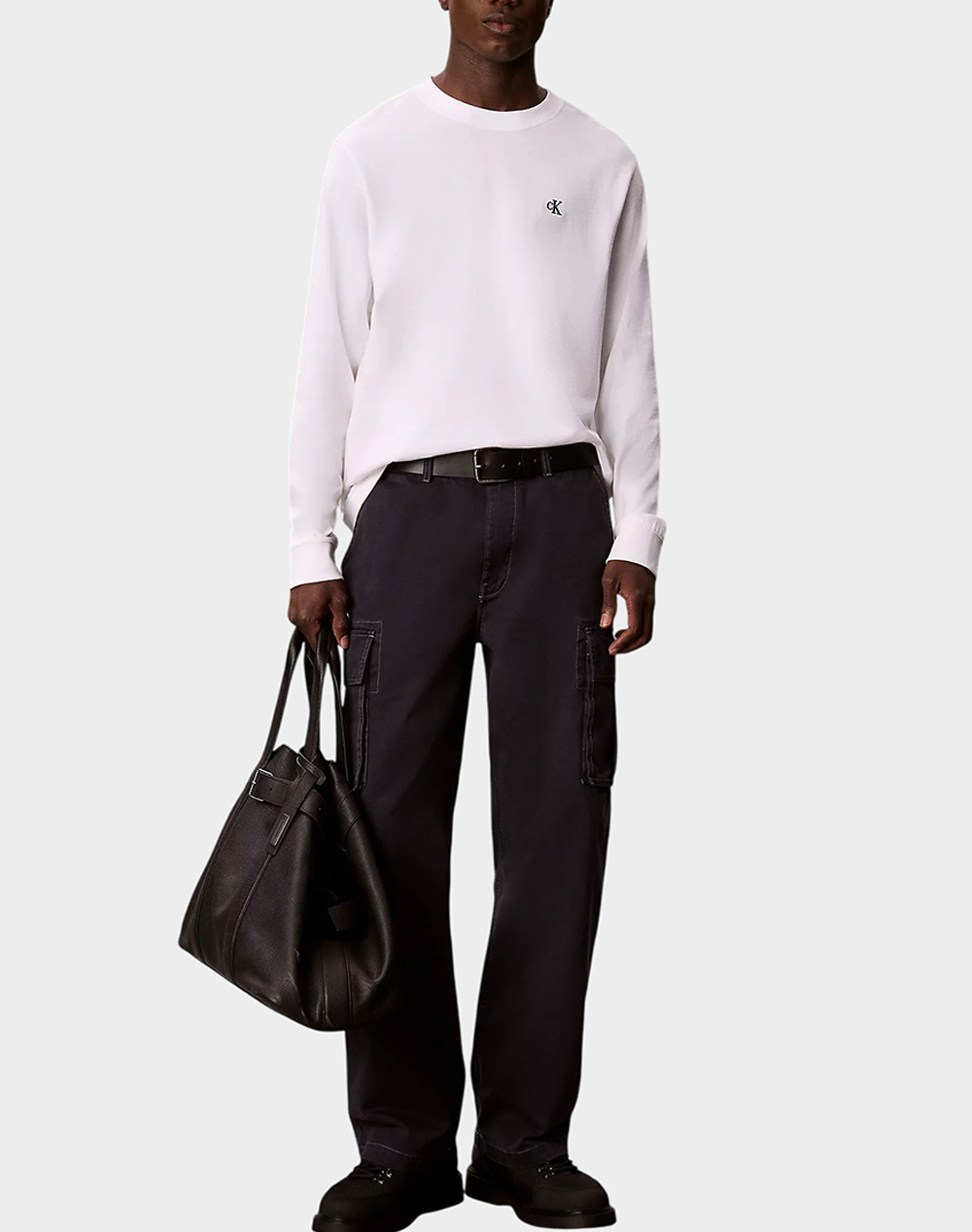 CALVIN KLEIN JEANS LS EASY MONOGRAM TEE