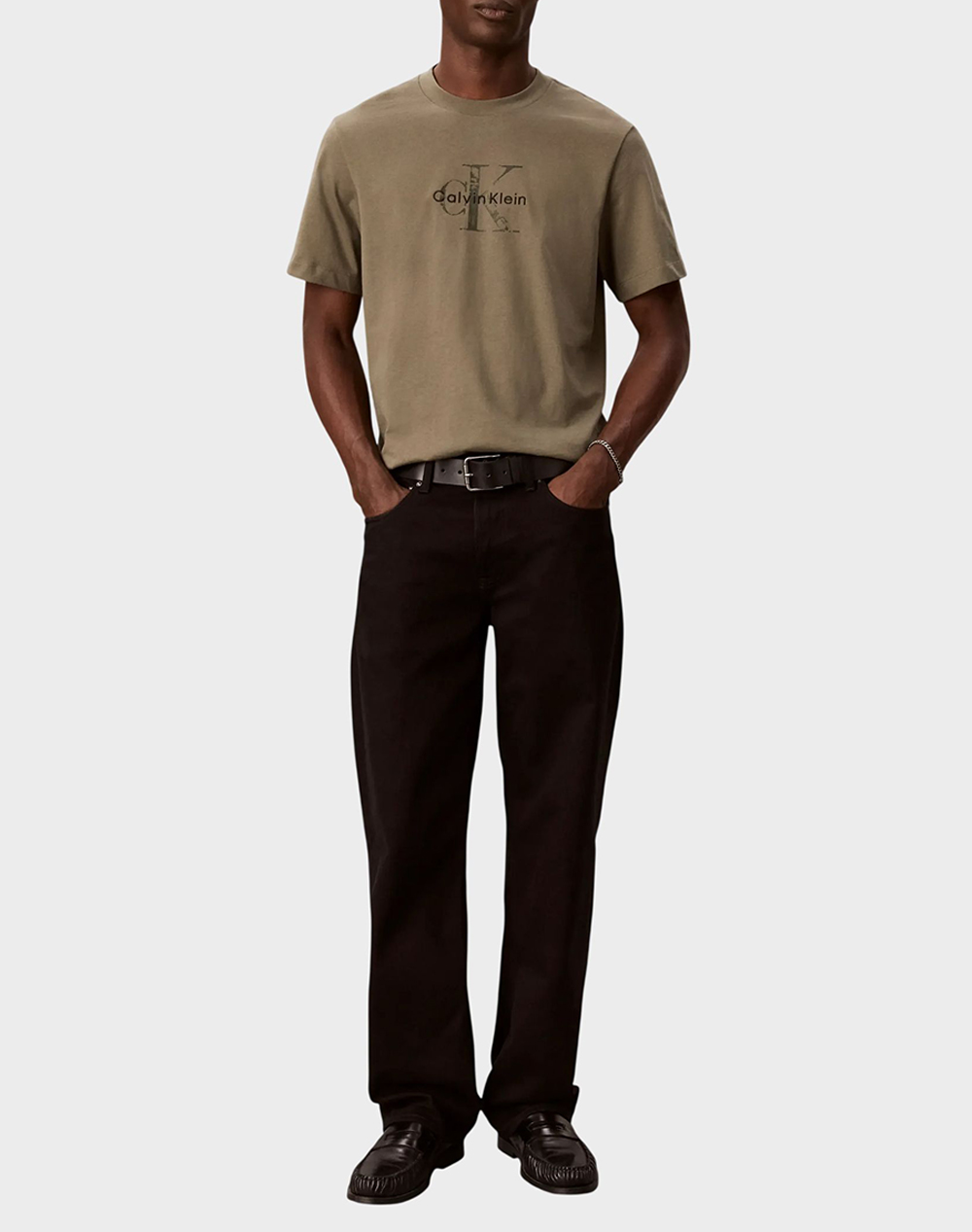CALVIN KLEIN JEANS SS 20s EZ Distressd Mnlgo Graphi