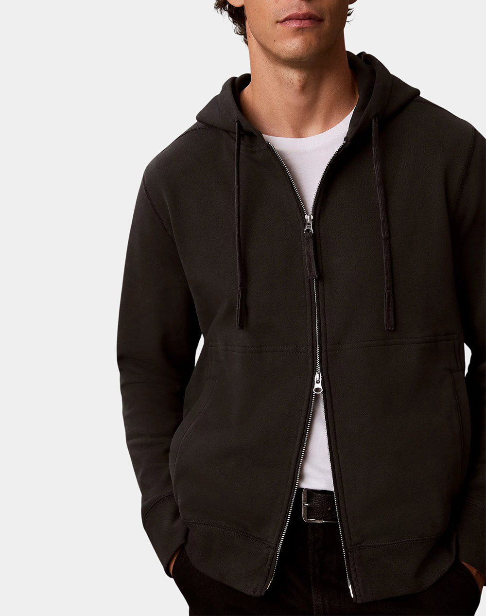 CALVIN KLEIN JEANS LS EU 350TERRY BADGE FZ HOODIE