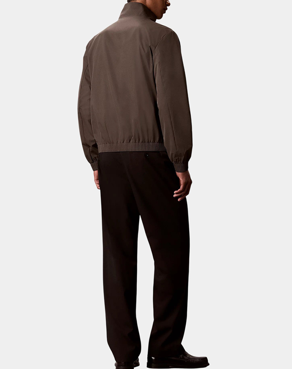CALVIN KLEIN LS NYLON STAND COLLAR WINDBREAKE