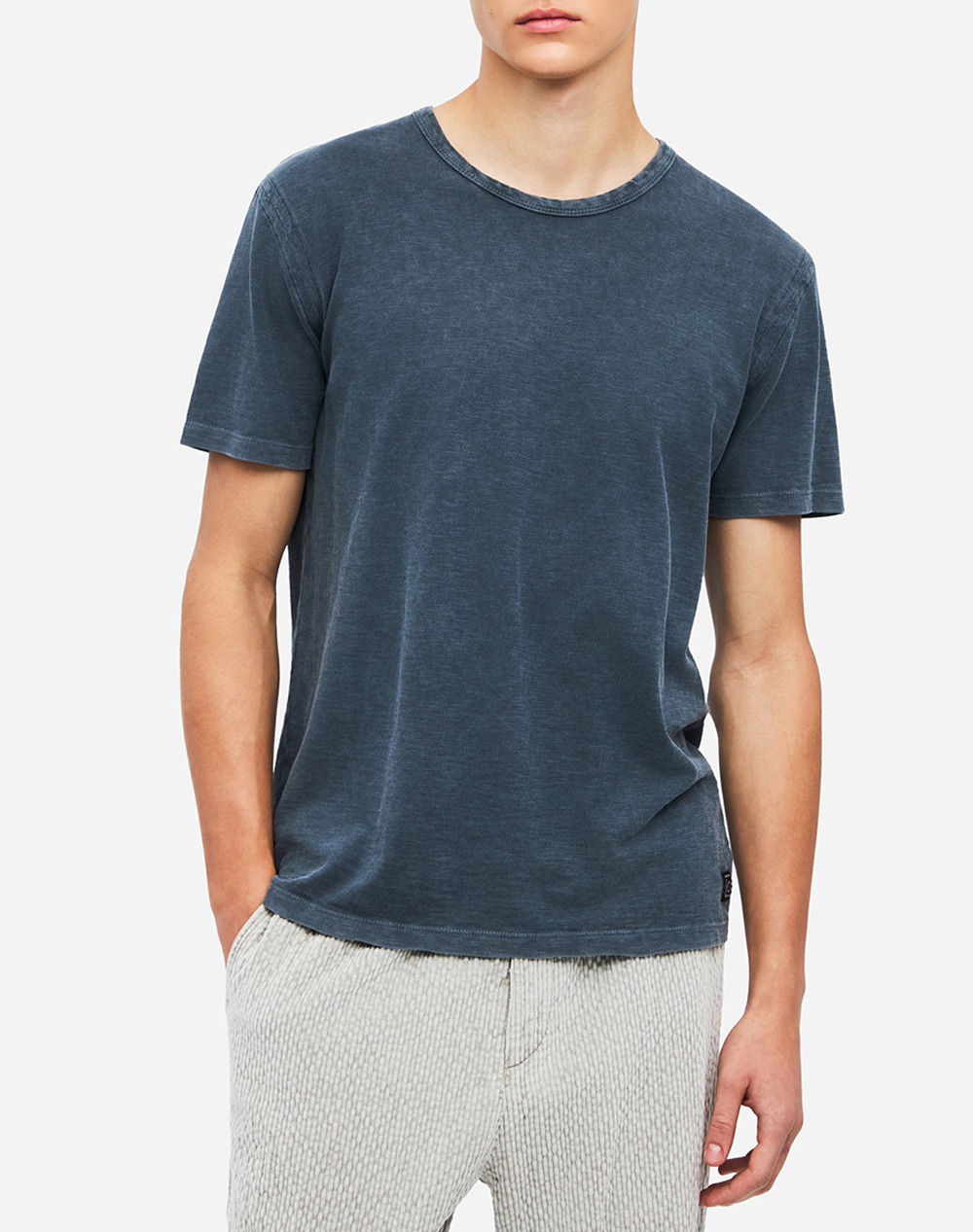 DIRTY LAUNDRY SLUB T-SHIRT WITH SEAM DETAIL