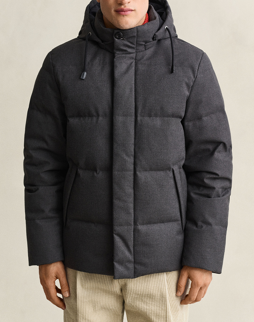 GANT ЯКЕ FLANNEL DOWN JACKET