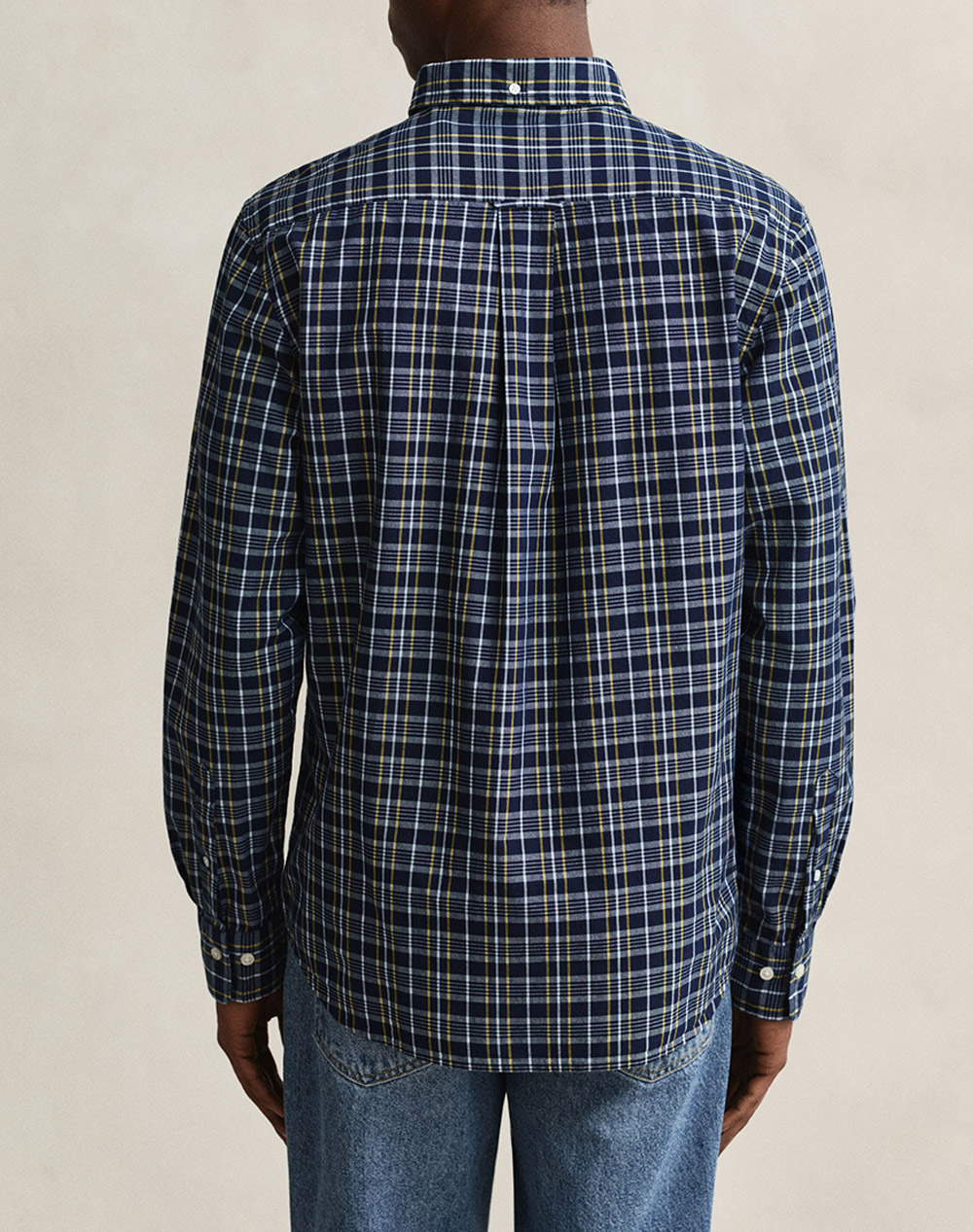 GANT РИЗА ΜΜ REG ARCHIVE POPLIN INDIGO CHECK