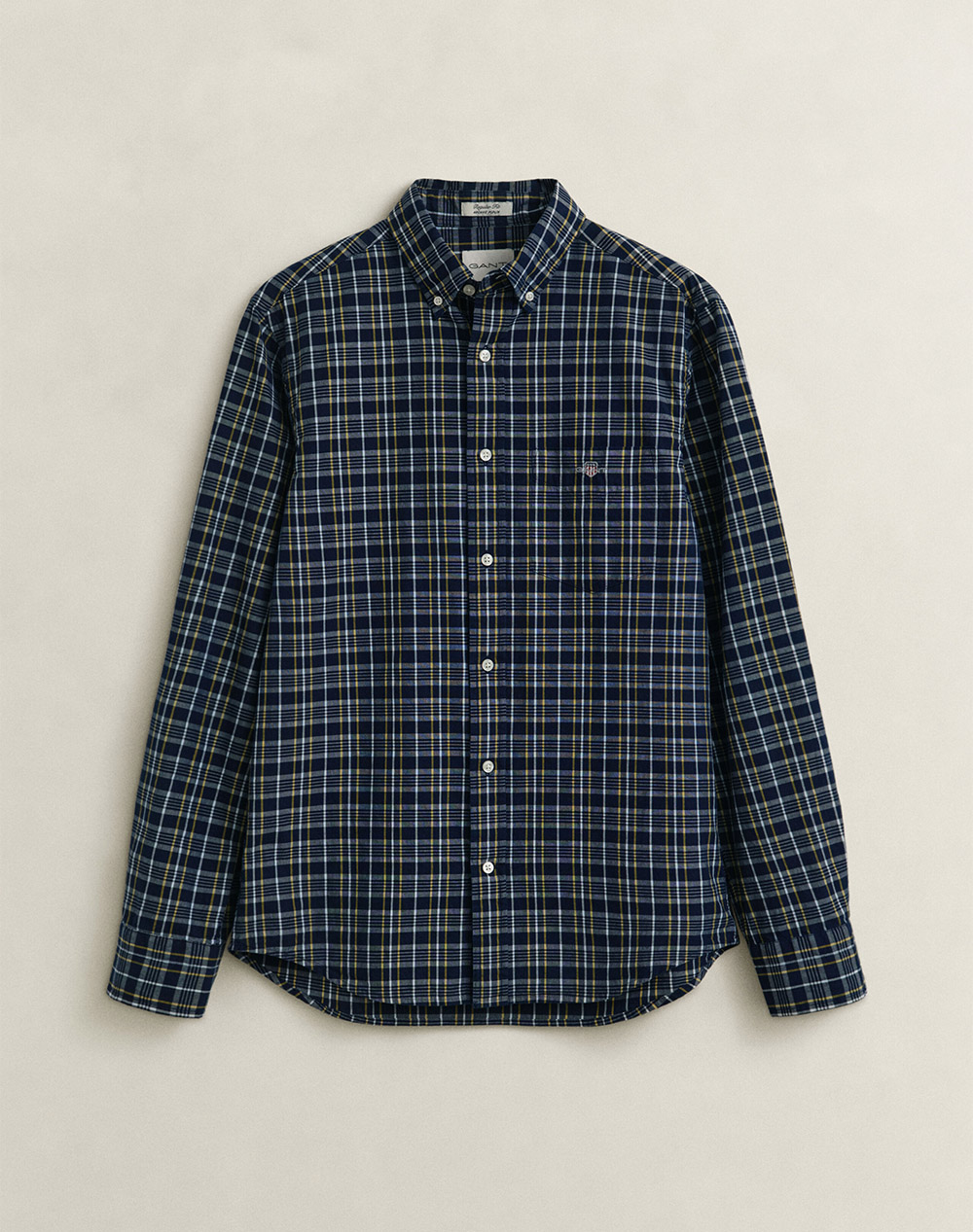 GANT РИЗА ΜΜ REG ARCHIVE POPLIN INDIGO CHECK