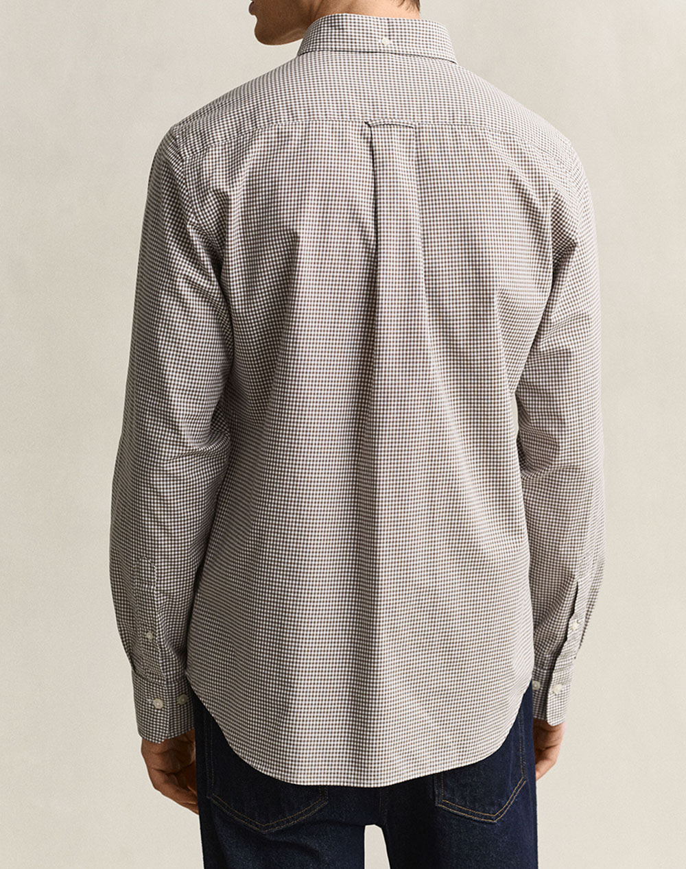 GANT РИЗА С ДЪЛЪГ РЪКАВ REG CLASSIC POPLIN GINGHAM SHIRT