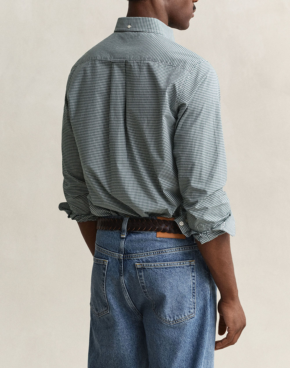 GANT РИЗА С ДЪЛЪГ РЪКАВ REG CLASSIC POPLIN GINGHAM SHIRT