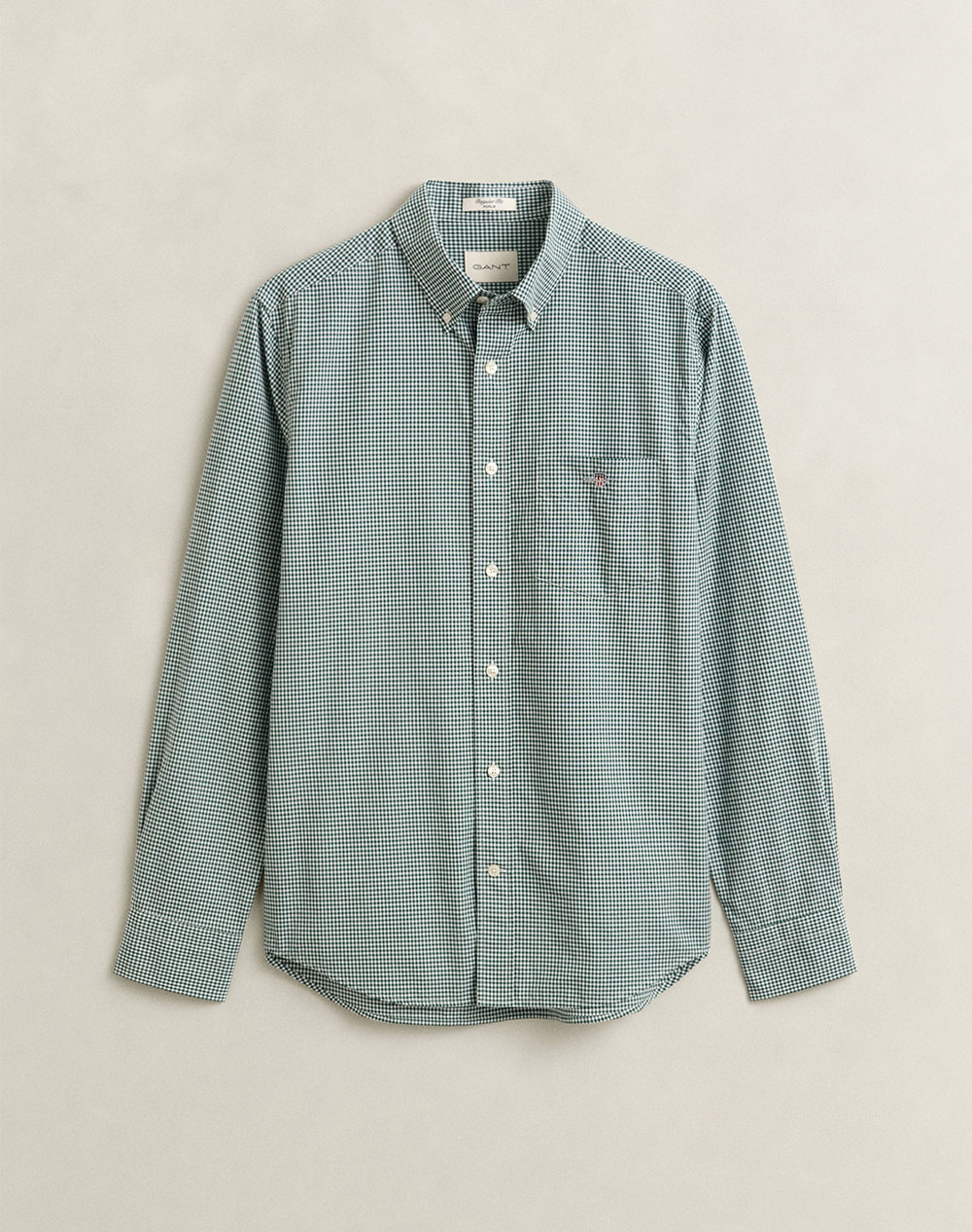 GANT РИЗА С ДЪЛЪГ РЪКАВ REG CLASSIC POPLIN GINGHAM SHIRT