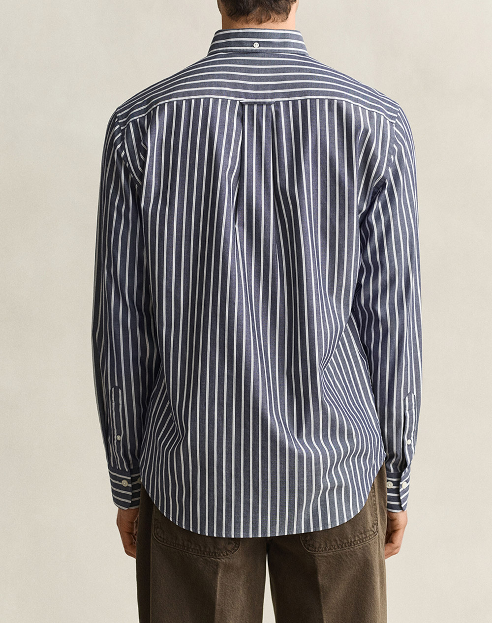 GANT РИЗА С ДЪЛЪГ РЪКАВ REG POPLIN STRIPE SHIRT
