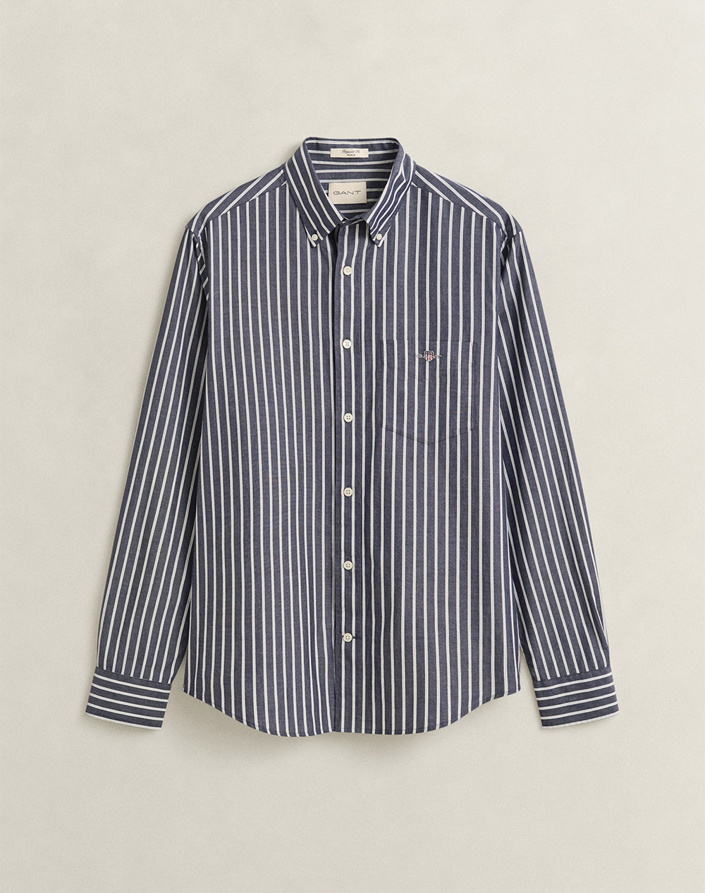 GANT РИЗА С ДЪЛЪГ РЪКАВ REG POPLIN STRIPE SHIRT