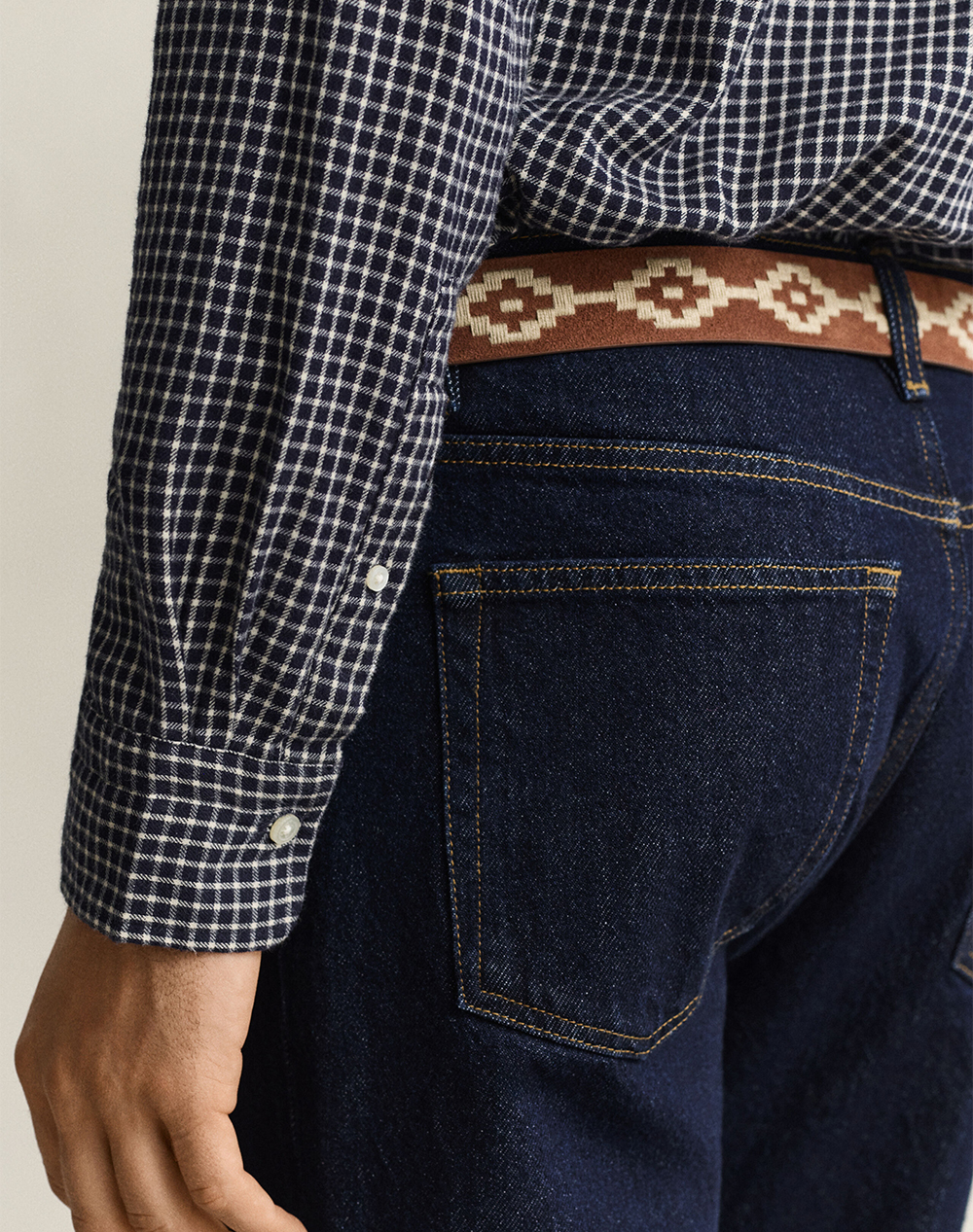 GANT РИЗА С ДЪЛГИ РЪКАВИ REG WINDBLOWN FLANNEL CHECK SHIRT