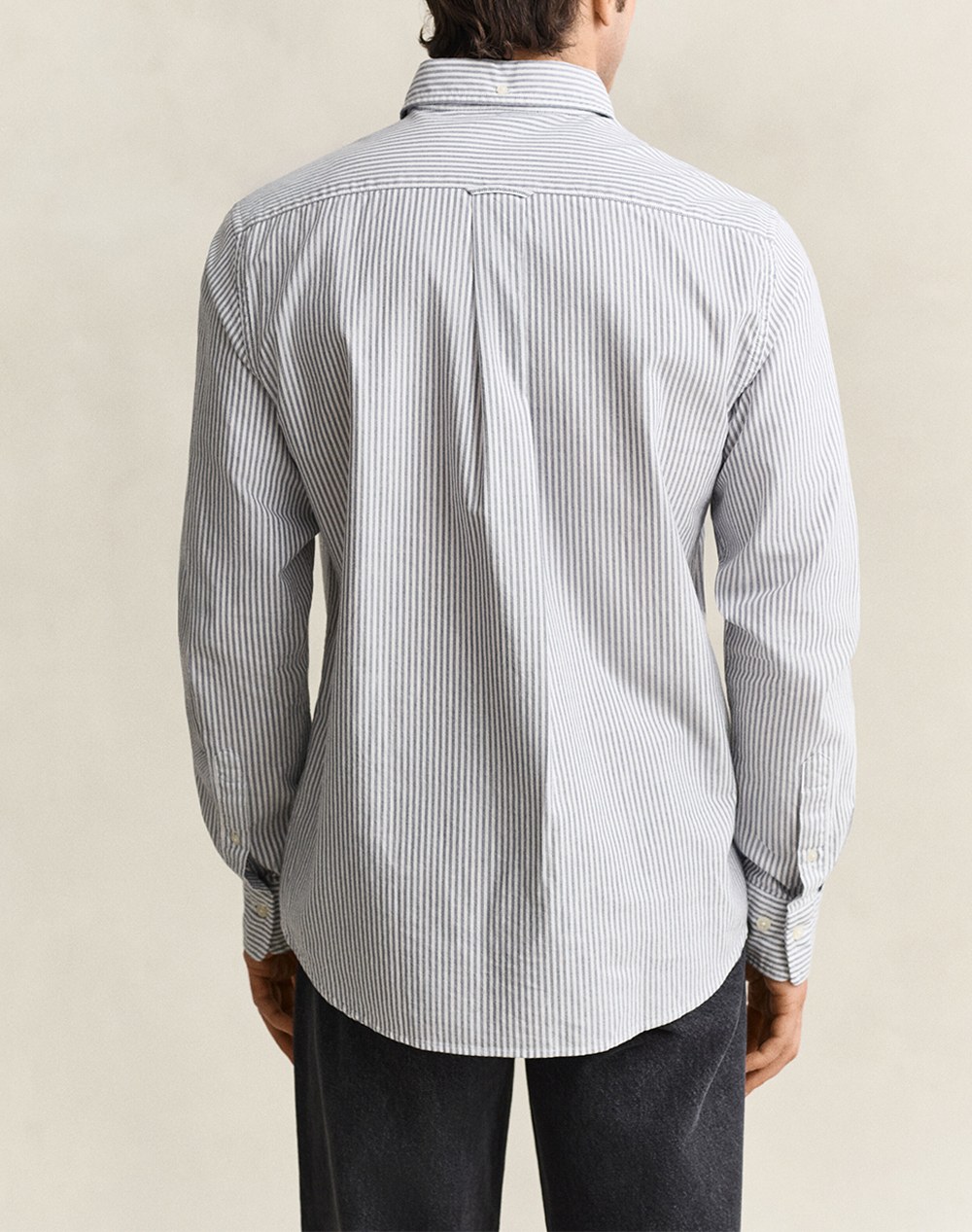 GANT РИЗА ДЪЛЪГ РЪКАВ REG OXFORD BANKER STRIPE SHIRT