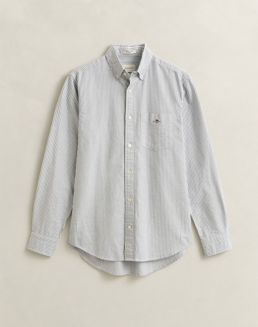 GANT РИЗА ДЪЛЪГ РЪКАВ REG OXFORD BANKER STRIPE SHIRT