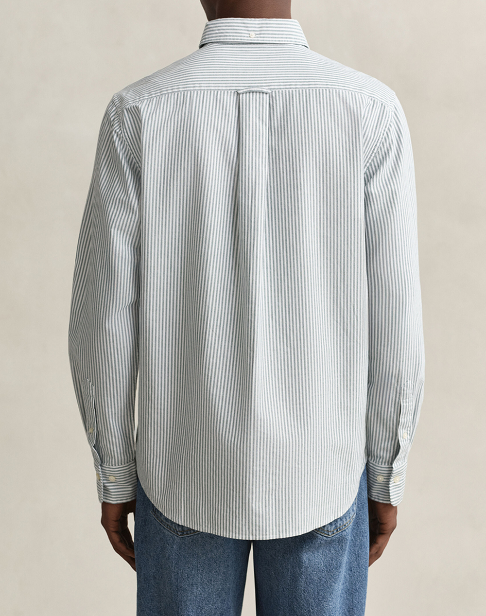 GANT РИЗА ДЪЛЪГ РЪКАВ REG OXFORD BANKER STRIPE SHIRT