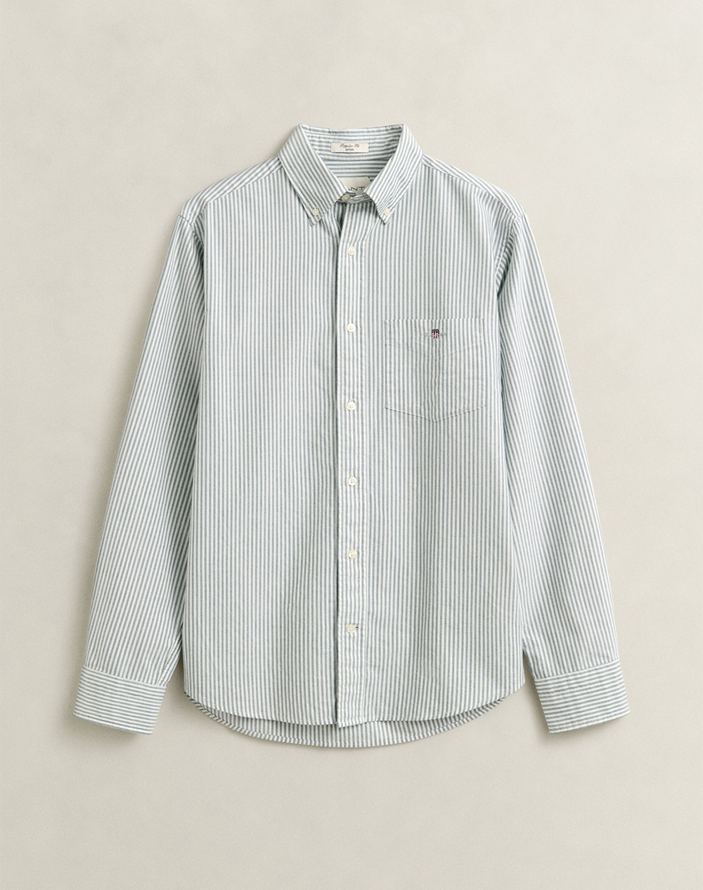 GANT РИЗА ДЪЛЪГ РЪКАВ REG OXFORD BANKER STRIPE SHIRT