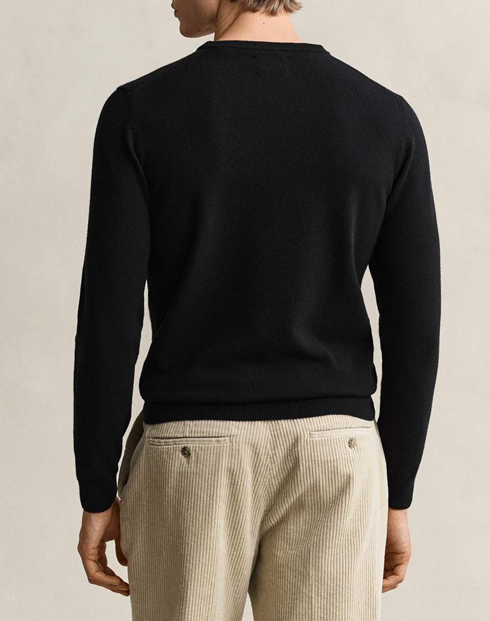 GANT ПУЛОВЕР С ДЪЛЪГ РЪКАВ SUPERFINE LAMBSWOOL C-NECK