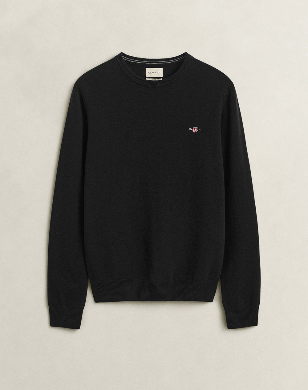 GANT ПУЛОВЕР С ДЪЛЪГ РЪКАВ SUPERFINE LAMBSWOOL C-NECK