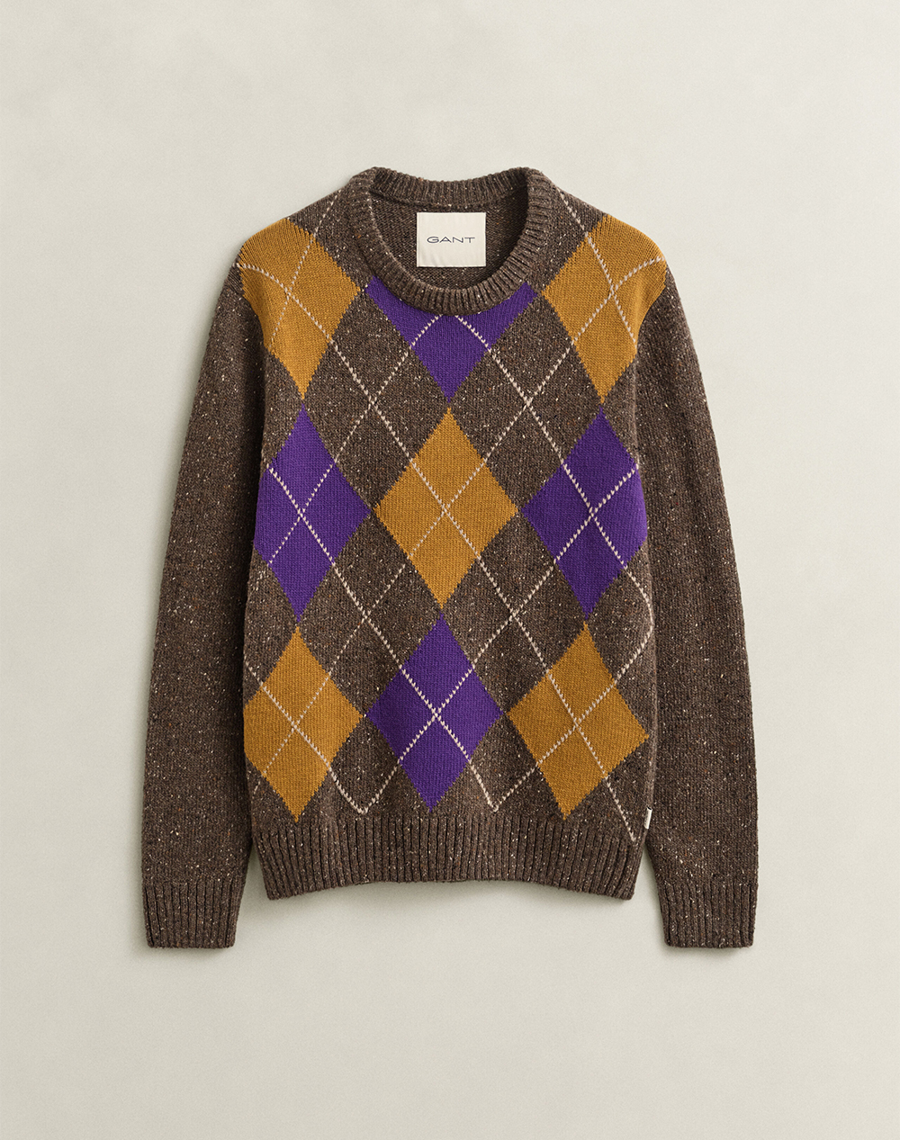 GANT ПУЛОВЕР С ДЪЛГИ РЪКАВИ ARGYLE NEPS C-NECK