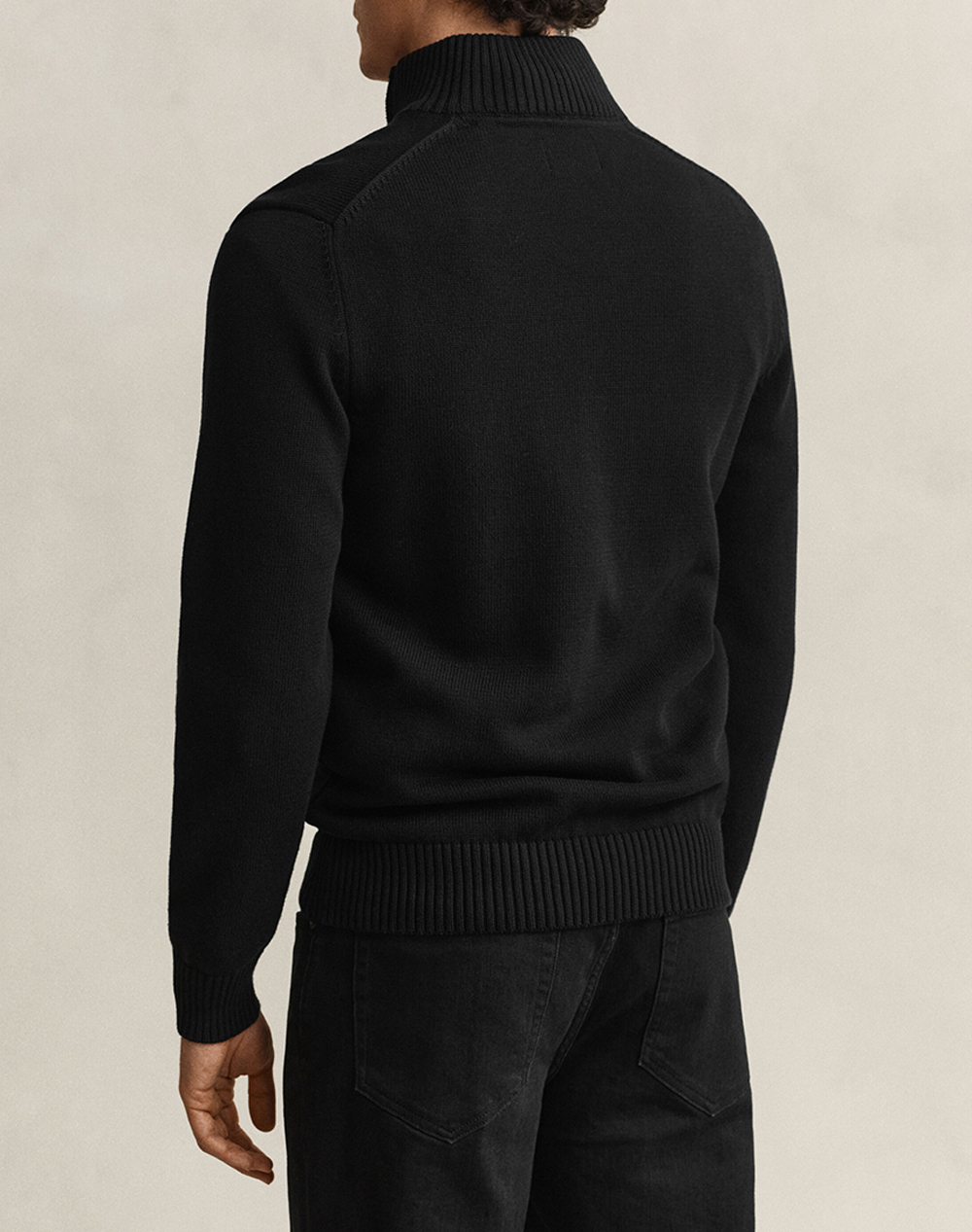 GANT ПУЛОВЕР ДЪЛЪГ РЪКАВ CASUAL COTTON HALF ZIP