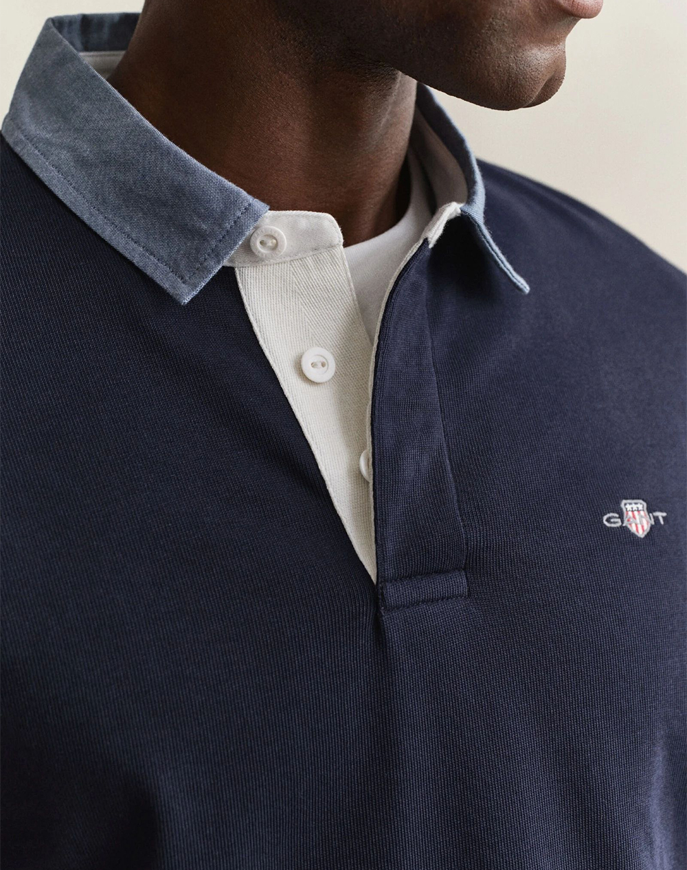 GANT БЛУЗА С ДЪЛЪГ РЪКАВ REG CHAMBRAY HEAVY RUGGER